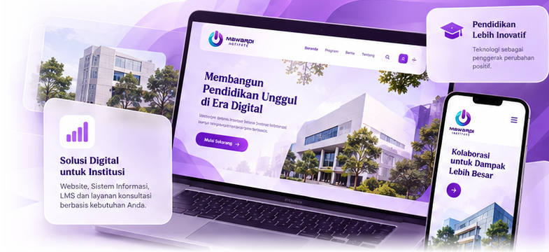 Transformasi digital pendidikan, website institusi dan solusi mobile